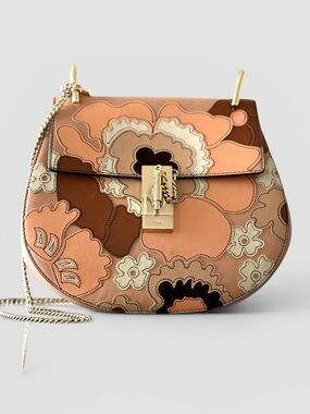 Rare and Unique Chloe Drew Floral Shoulder Bag